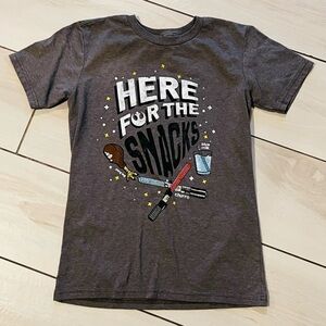 Disney Star Wars short sleeve gray tshirt boy sz. L 10/12